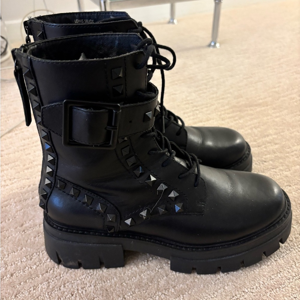 Ash Black Studded Women's Boots